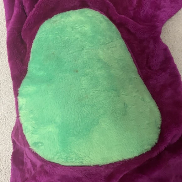 Alinco Costumes- Professional Purple Green Dinosaur “Duffy” Mascot Costume Used - Picture 13 of 16